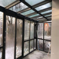 Thermal break Aluminium Frame  Glass Enclosure Sunroom Conservatories For Solarium